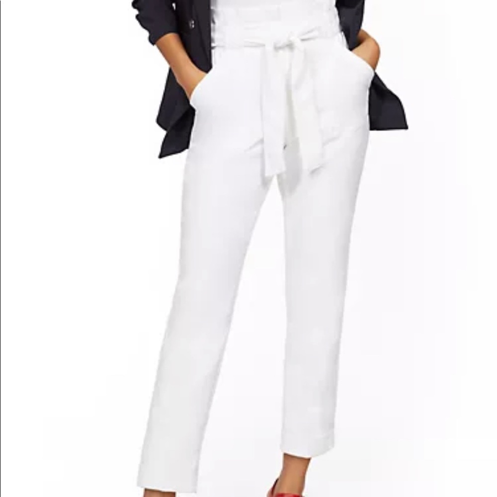 NY&Co white paper bag pants - NEW!